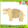 2015 New Animal DIY Peinture Jouets, Educational Wooden Painting Toys, Kids Peinture Peinture populaire